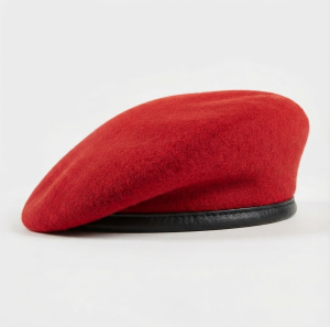 Baret Merah Bahan Laken Premium